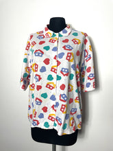 Charger l&#39;image dans la galerie, T-shirt 90s à coeurs
