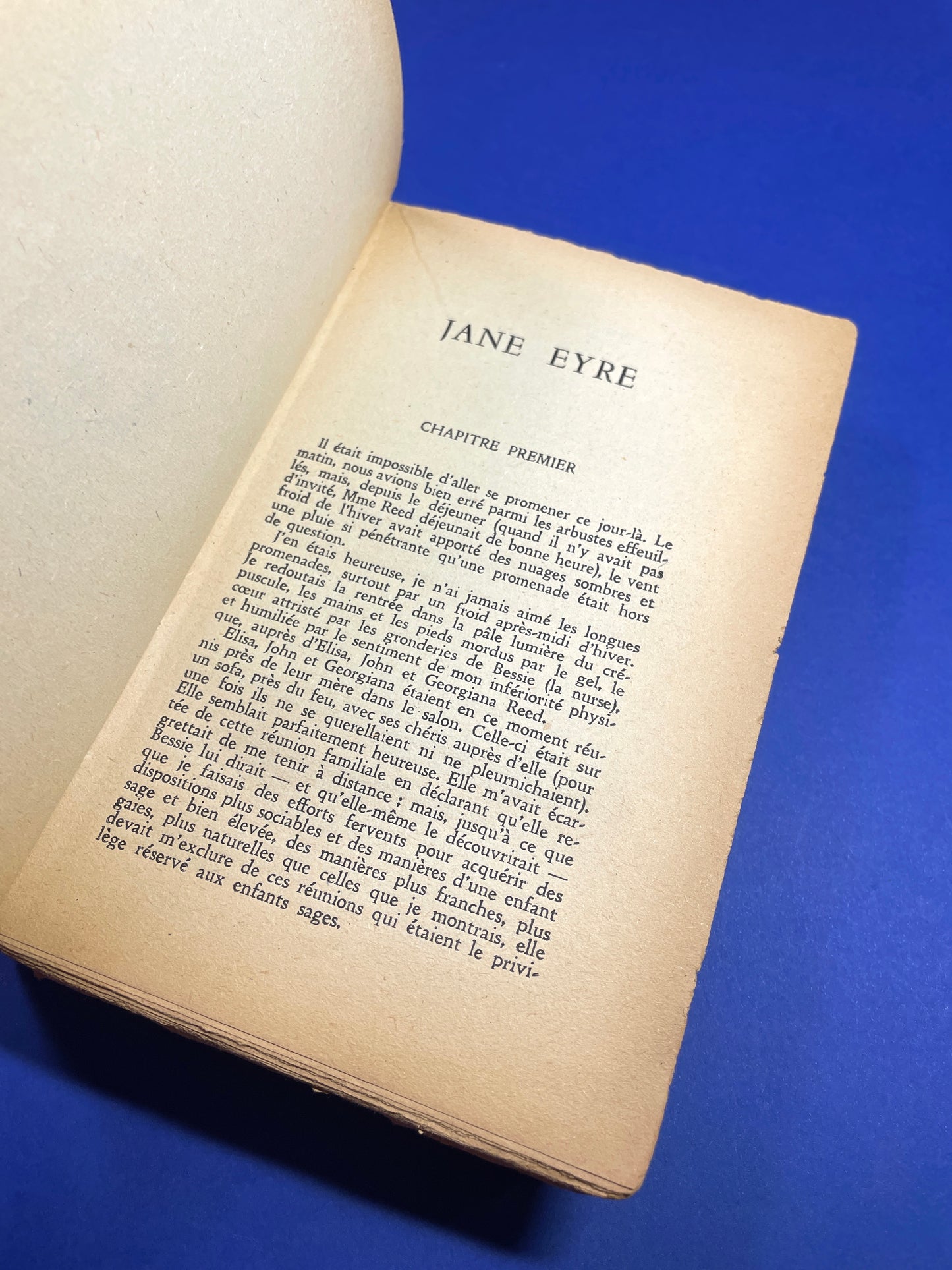 Livre Jane Eyre customisé