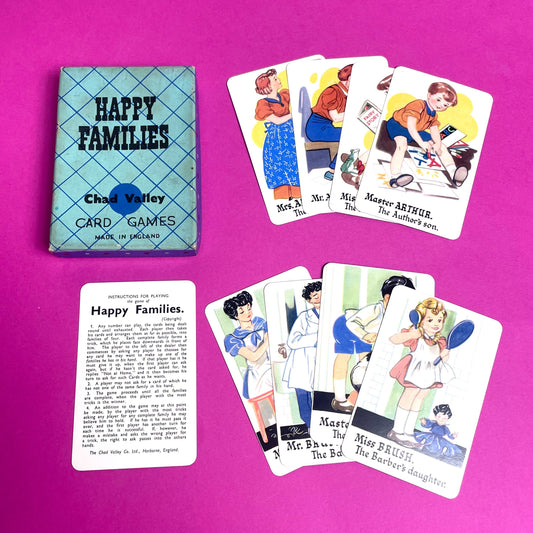 Jeu de cartes 50s Happy families