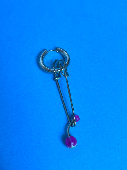 Boucle d'oreille épingle