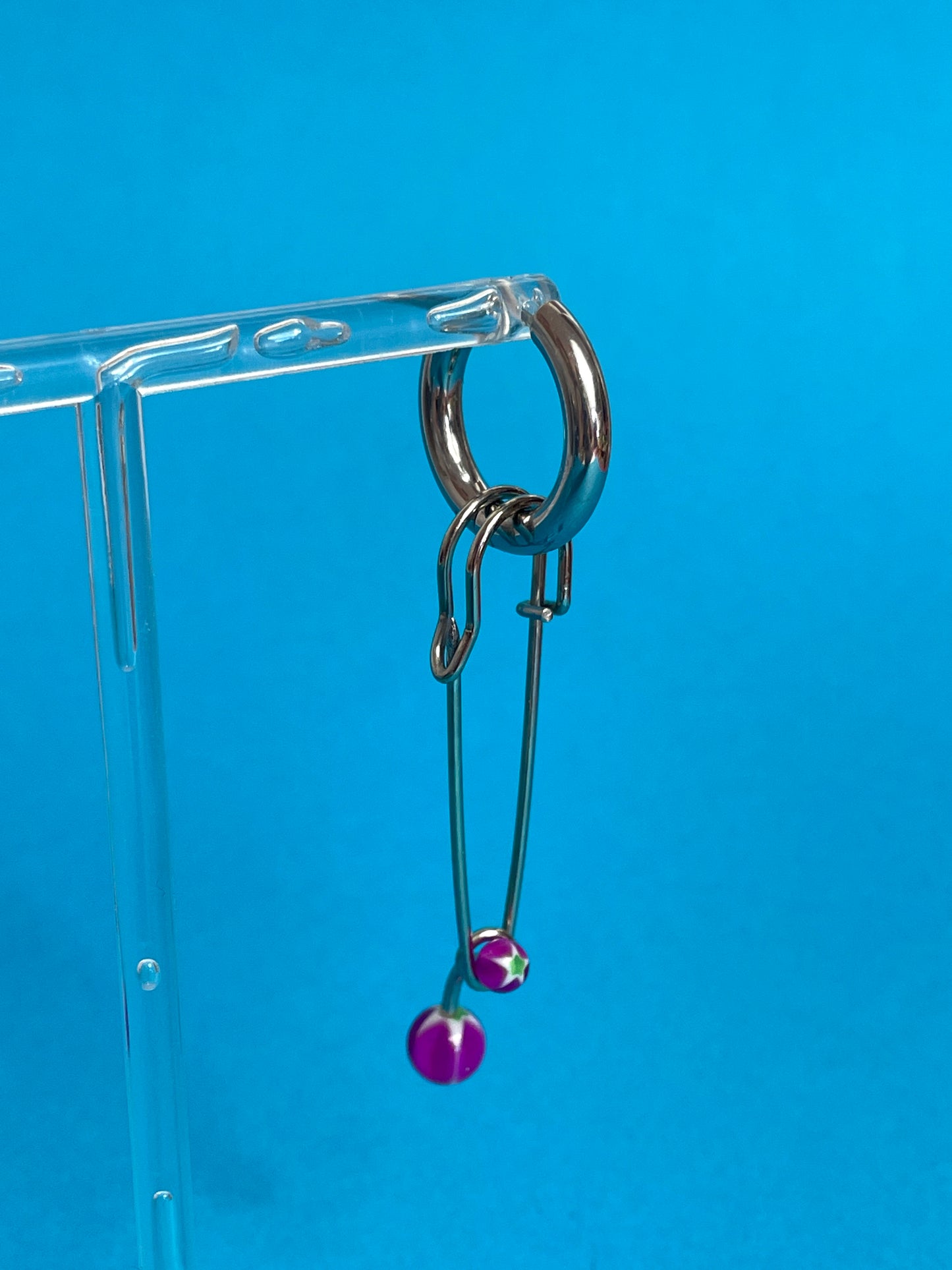 Boucle d'oreille épingle