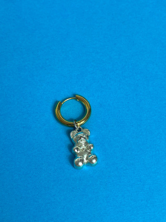 Boucle d'oreille ourson