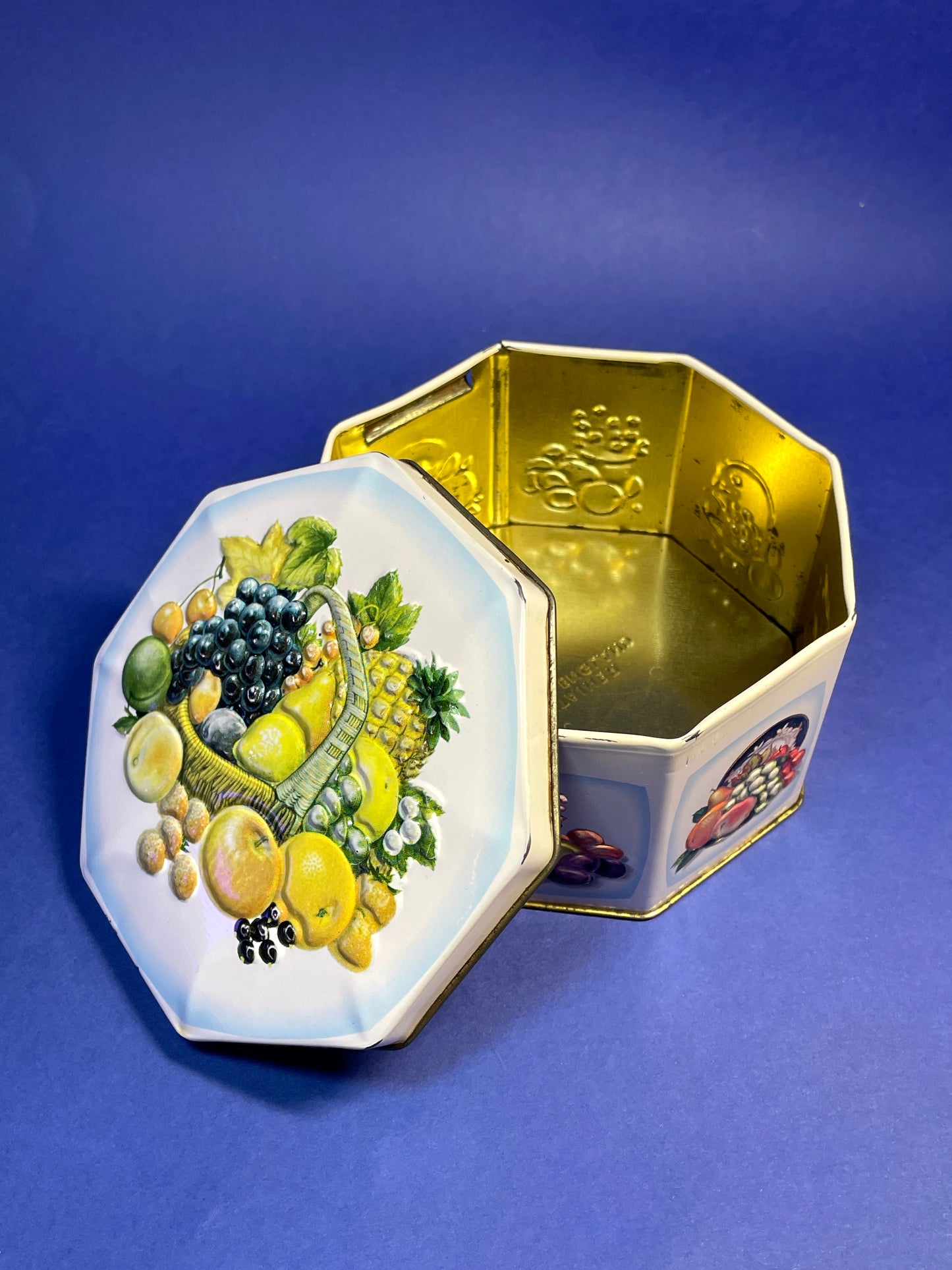 Boîte vintage fruits