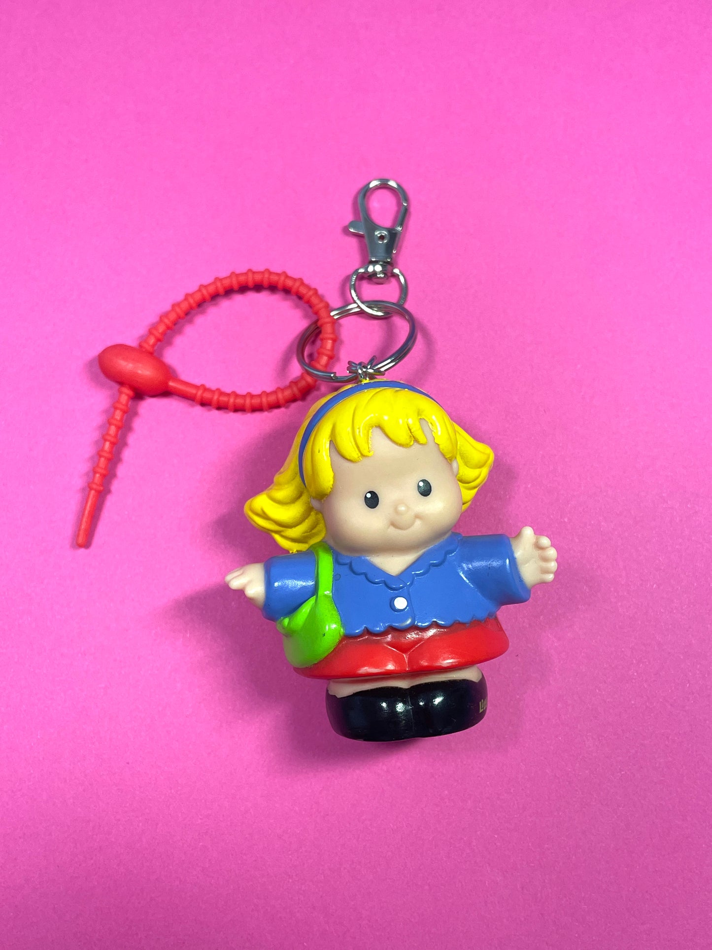 Porte-clés upcyclé Fisher Price