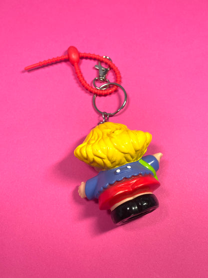 Porte-clés upcyclé Fisher Price