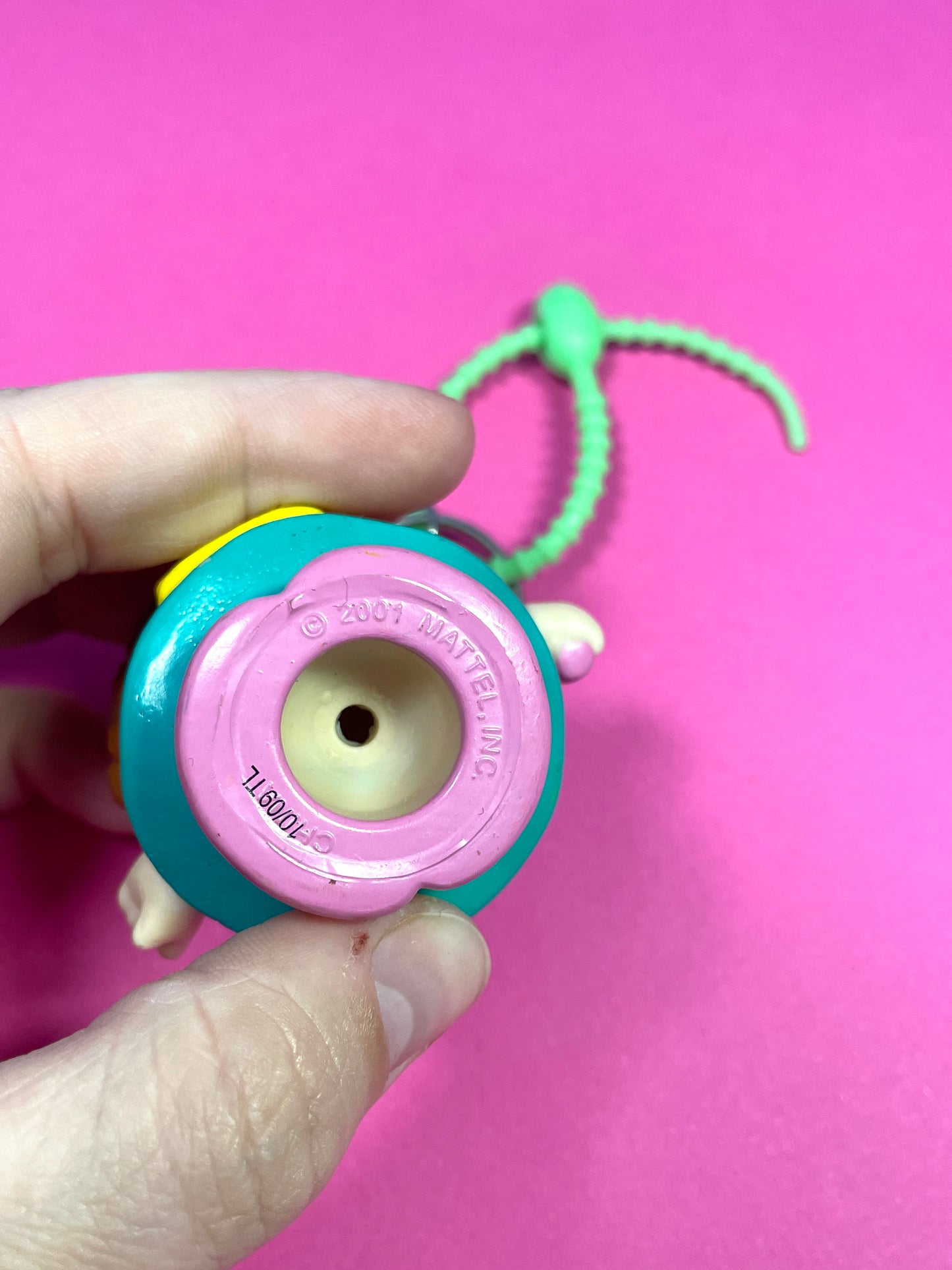 Porte-clés upcyclé Fisher Price