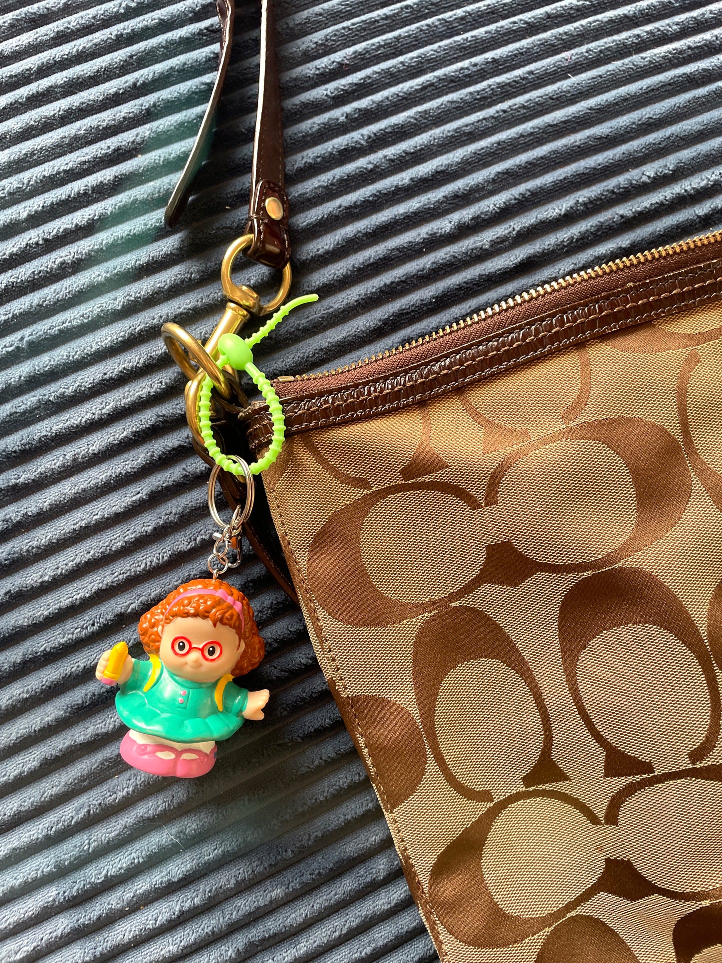 Porte-clés upcyclé Fisher Price