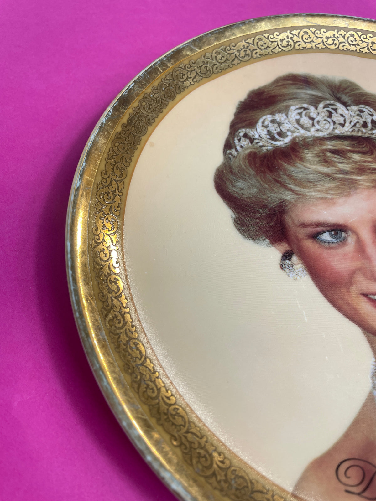 Assiette Lady Di