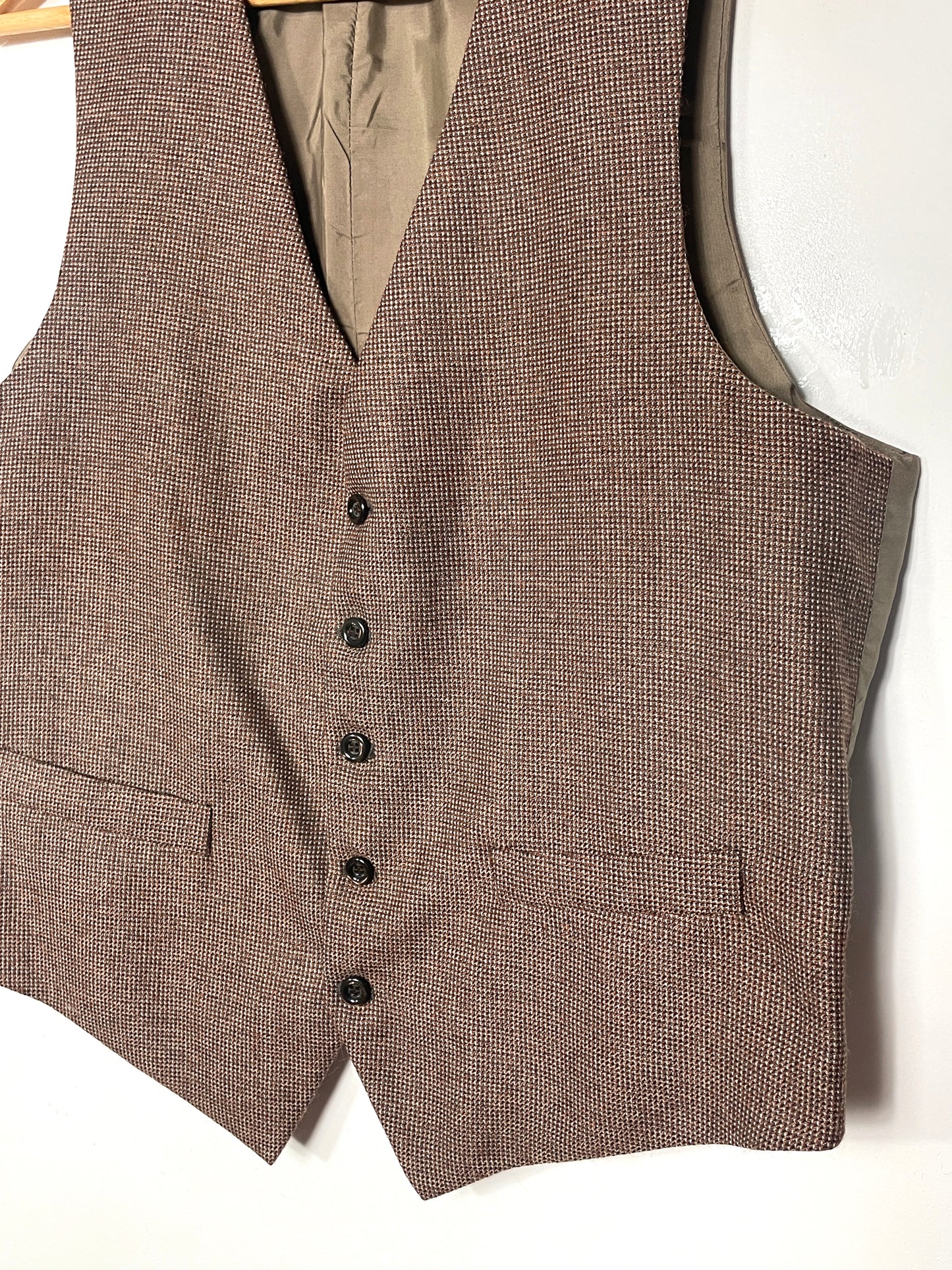 Gilet de costume en laine