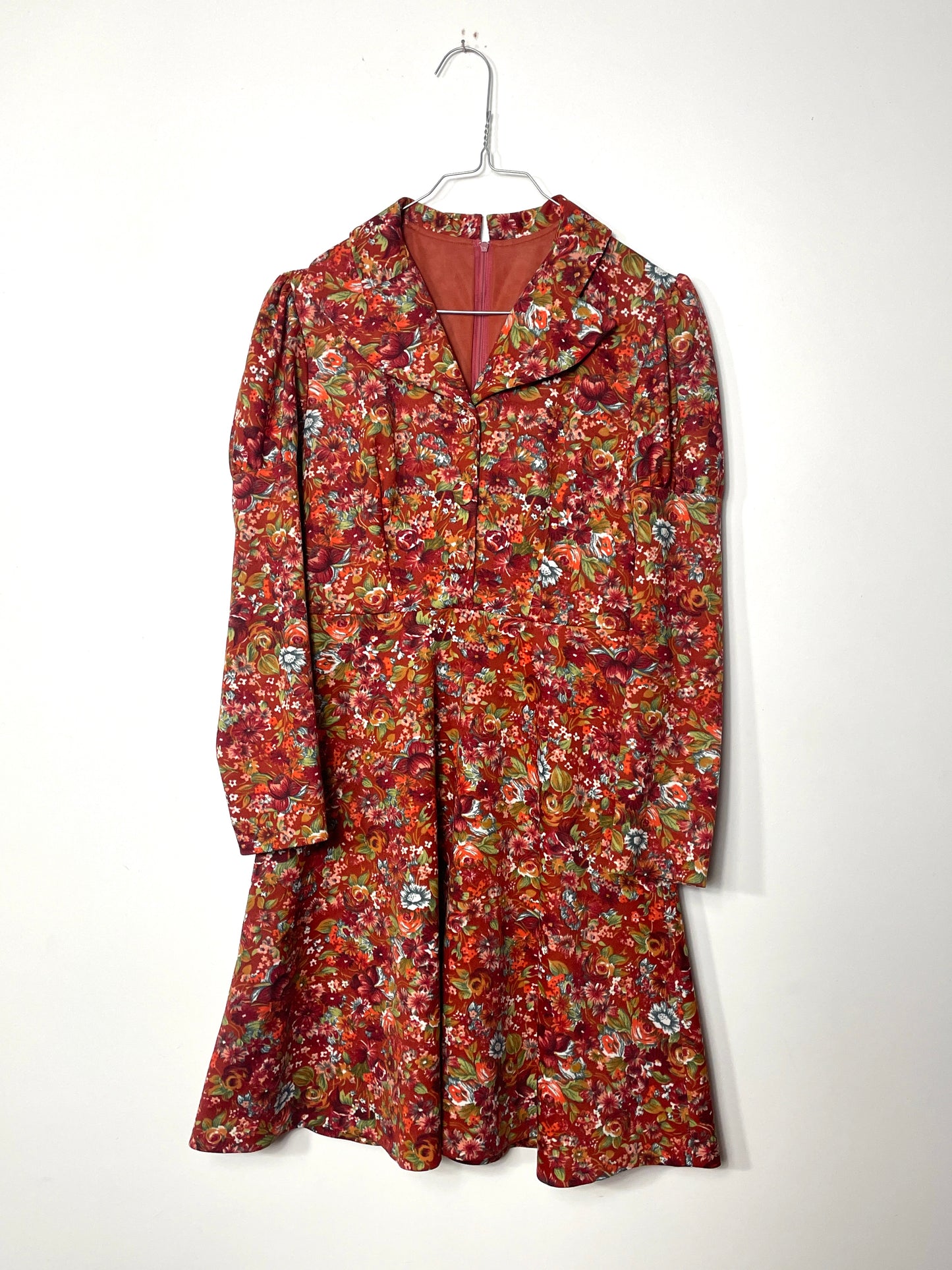 Robe 70's à fleurs