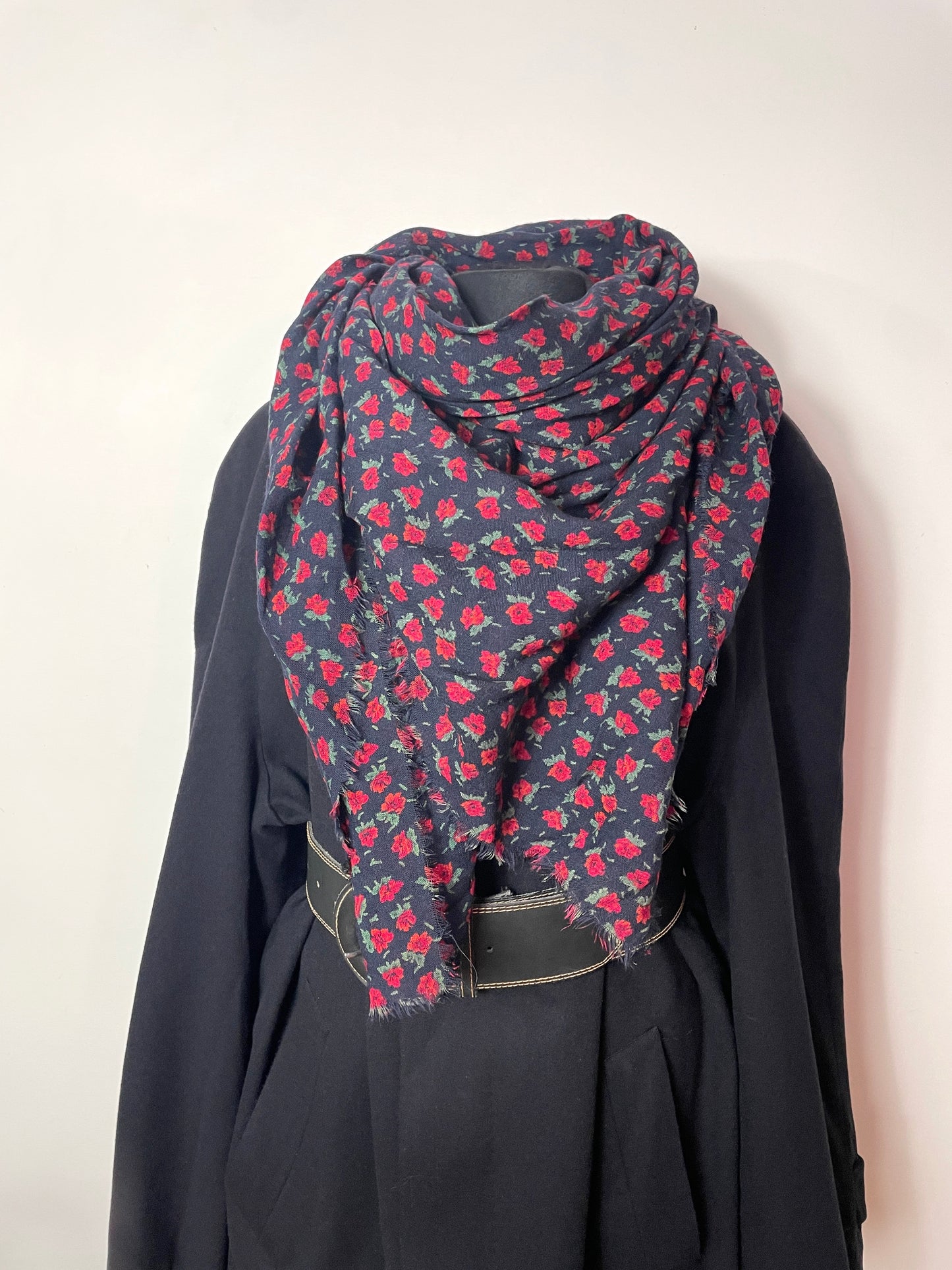 Foulard vintage en laine
