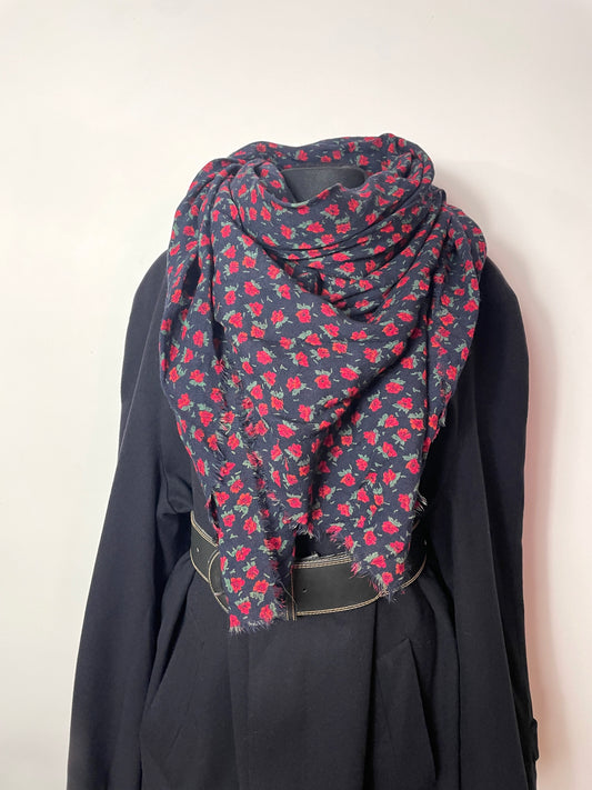 Foulard vintage en laine