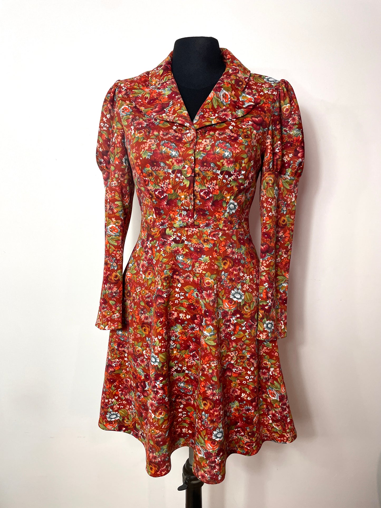 Robe 70's à fleurs
