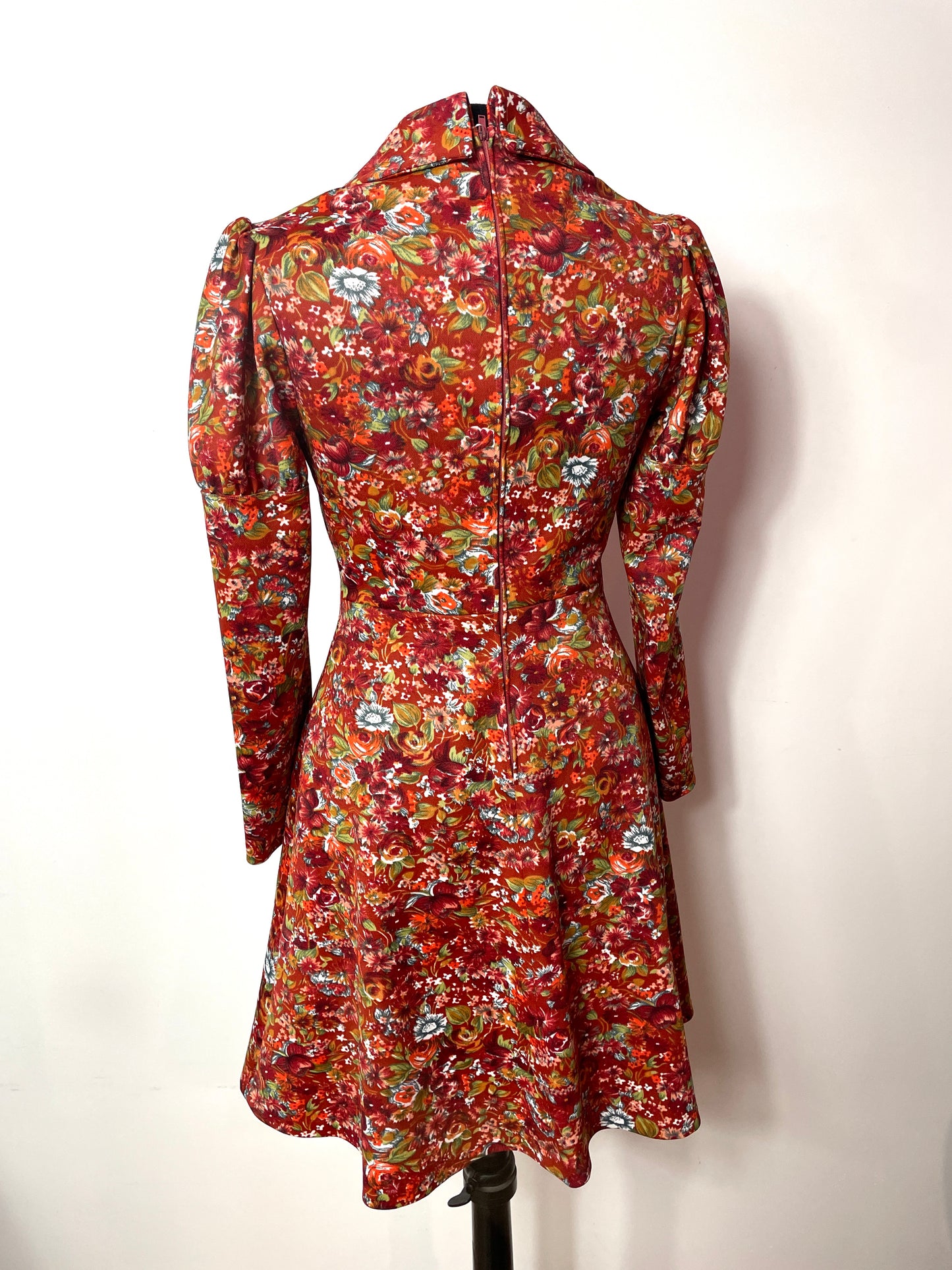 Robe 70's à fleurs