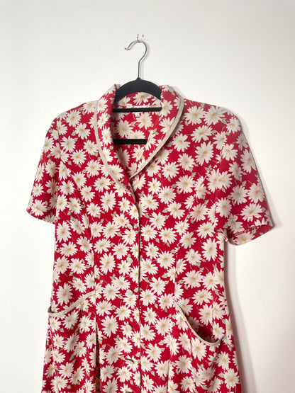 Robe 80s à fleurs
