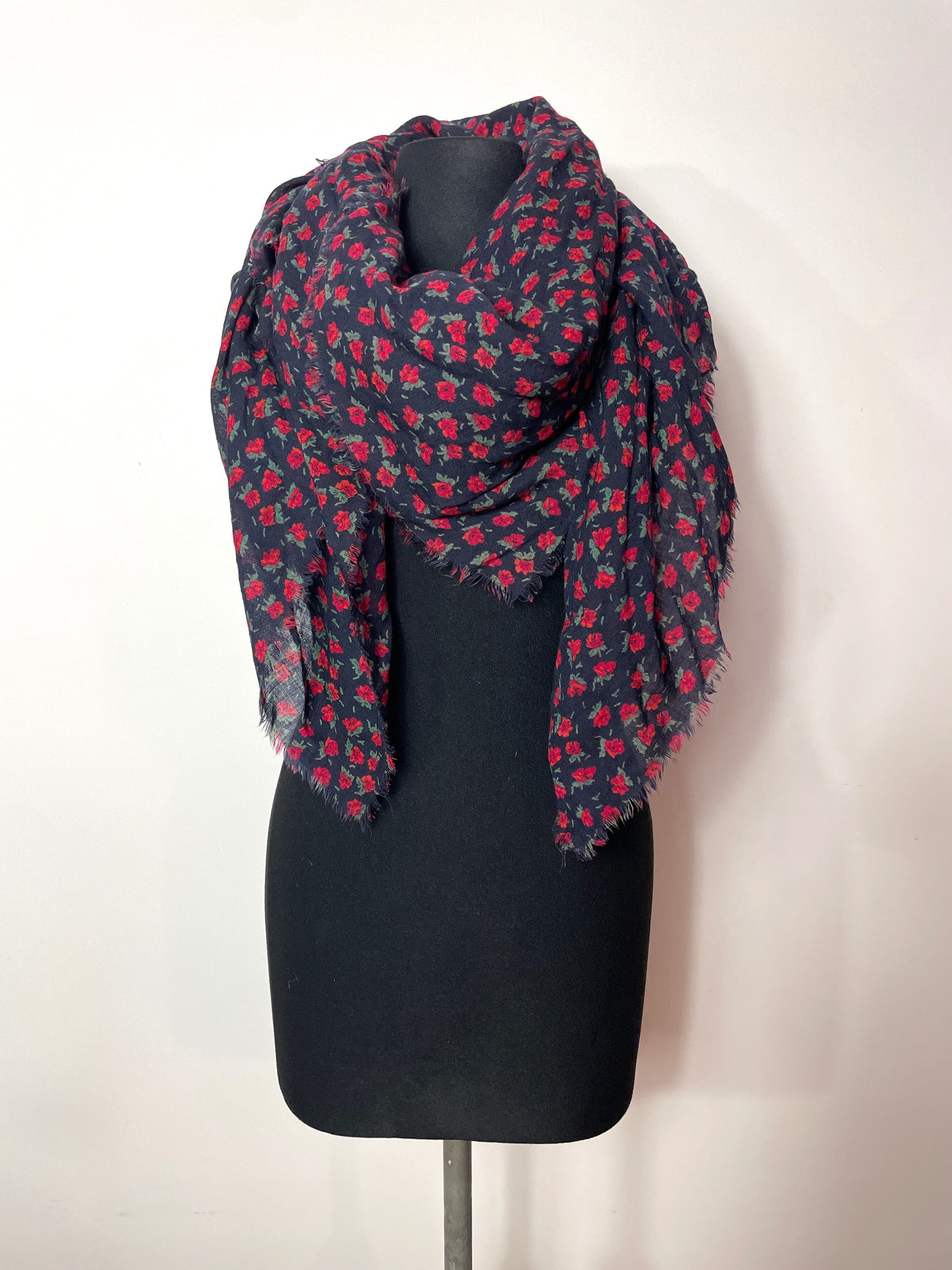 Foulard vintage en laine