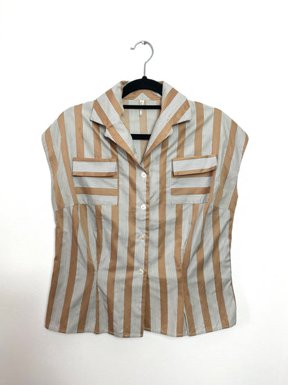 Chemise rayée 50s