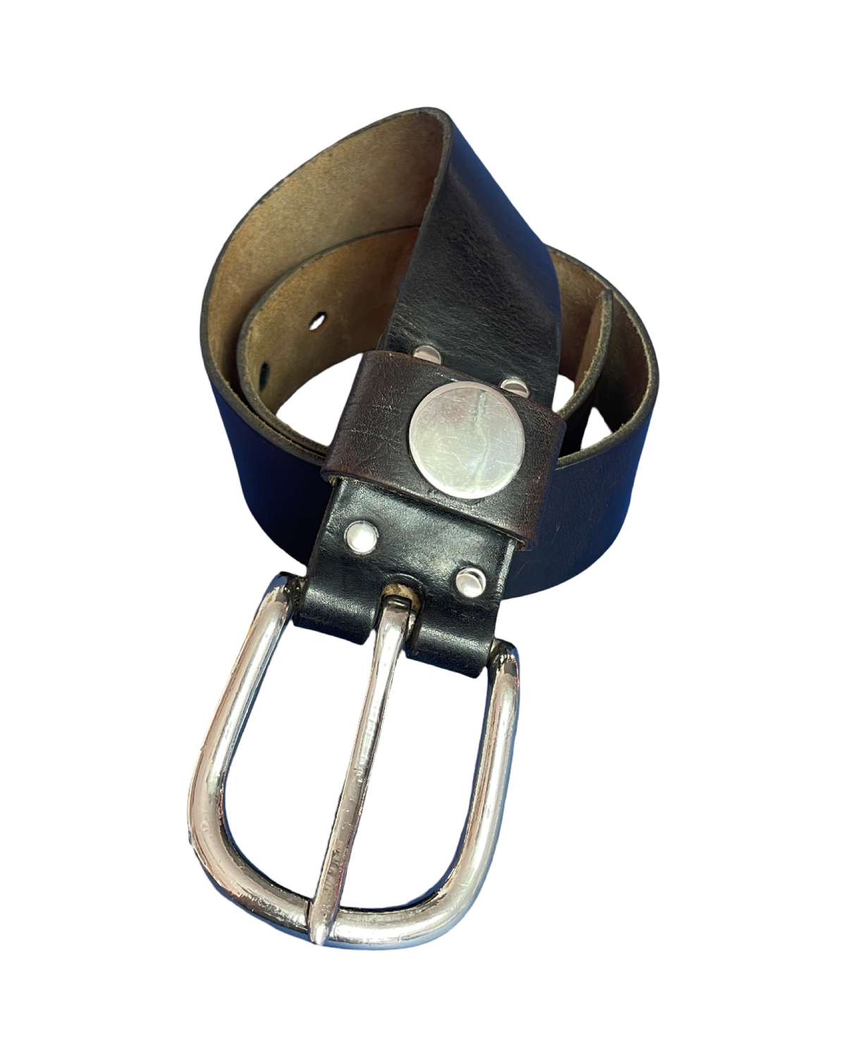Ceinture vintage en cuir