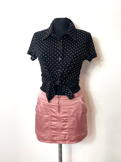 Mini jupe y2k en satin