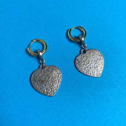 Boucles d'oreilles coeur