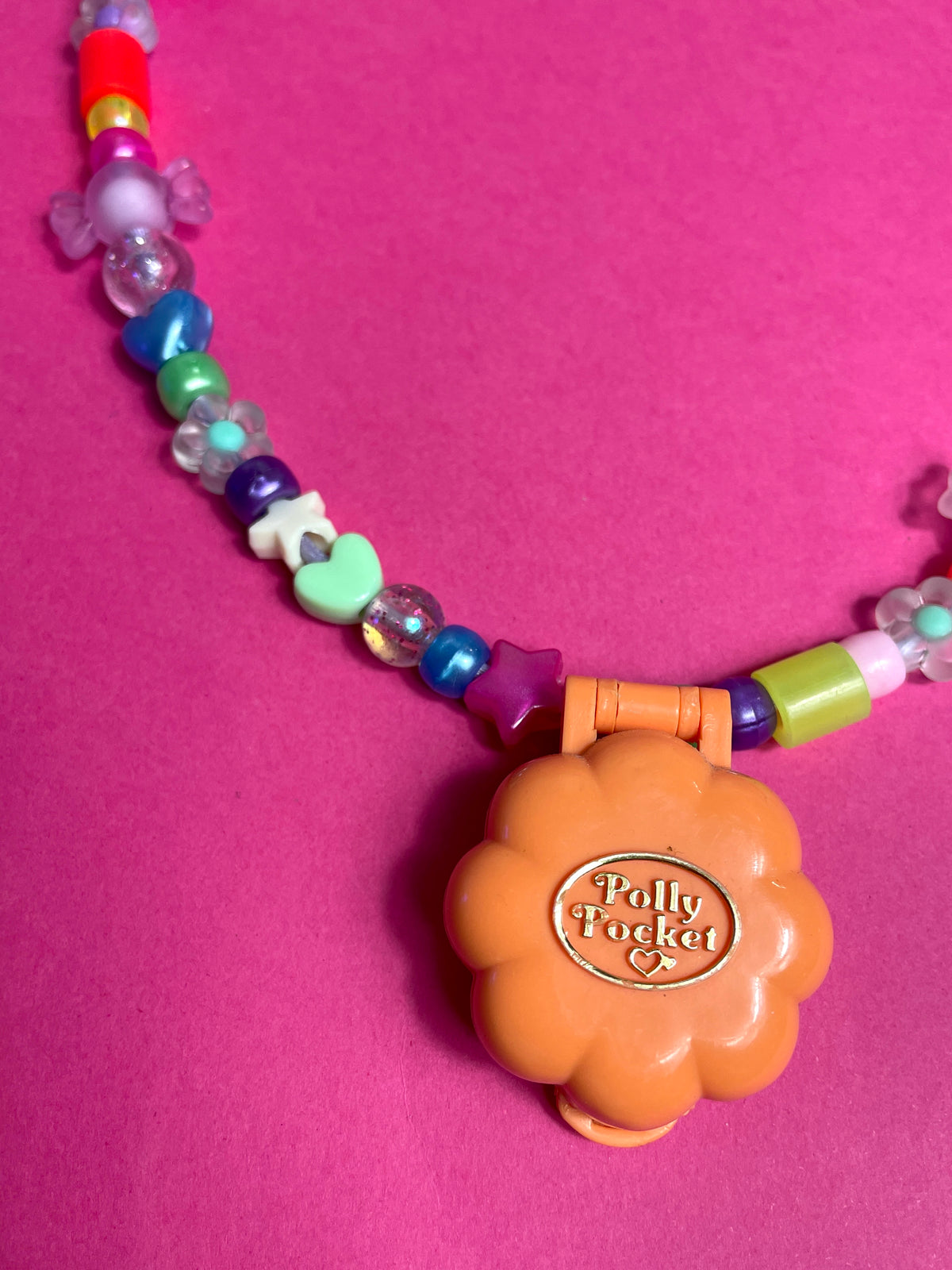Collier Polly Pocket customisé