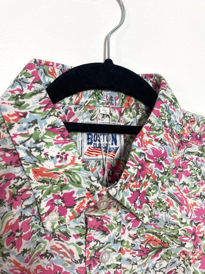 Chemise deadstock à fleurs