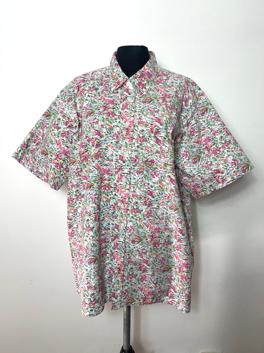 Chemise deadstock à fleurs