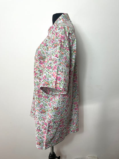 Chemise deadstock à fleurs