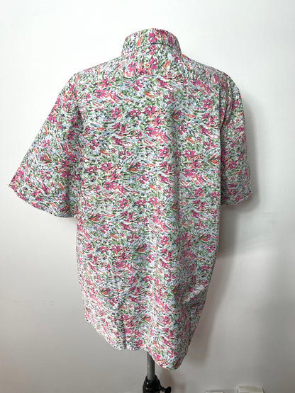Chemise deadstock à fleurs