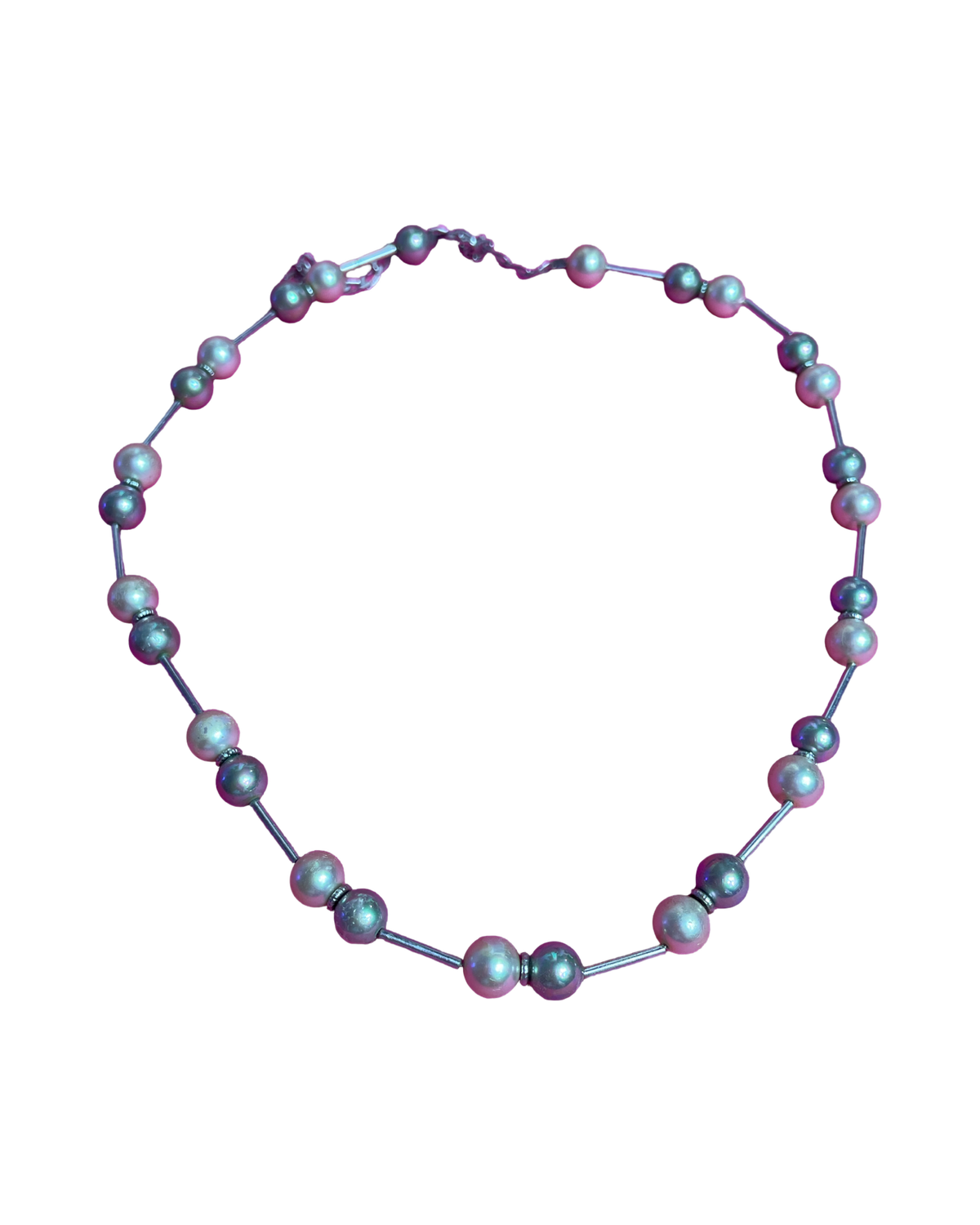 Ras du cou perles argent 925