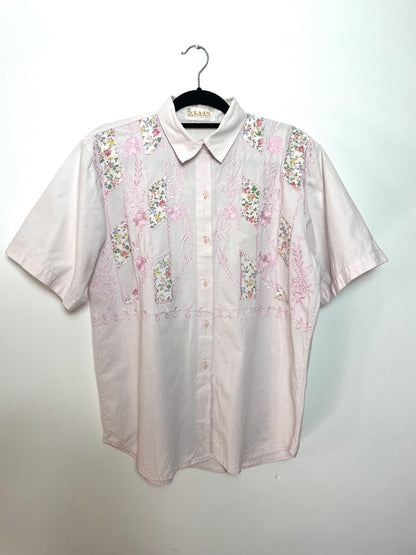 Chemise vintage rose