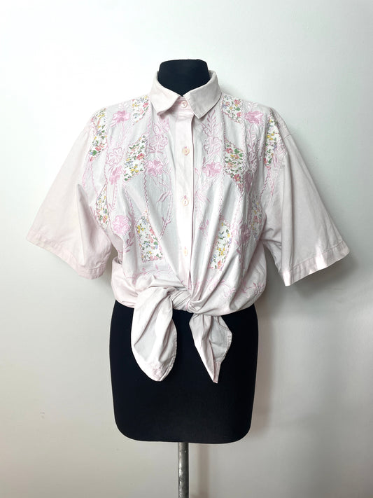 Chemise vintage rose