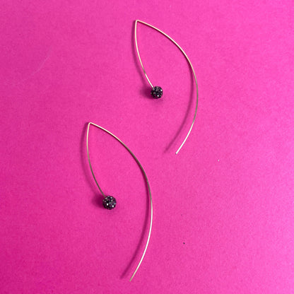 Boucles d'oreilles à strass