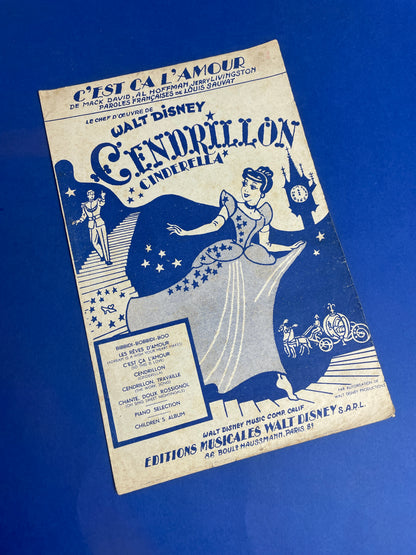 Partition Cendrillon 50s