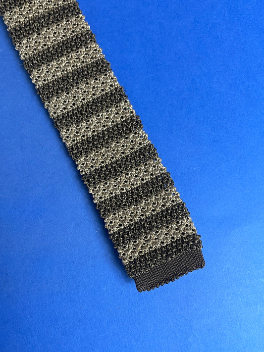 Cravate vintage 50s en maille