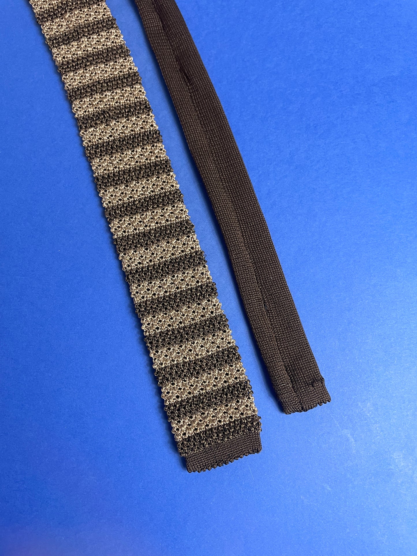 Cravate vintage 50s en maille