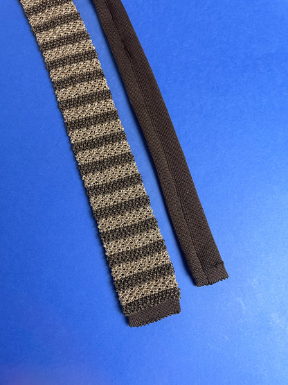 Cravate vintage 50s en maille