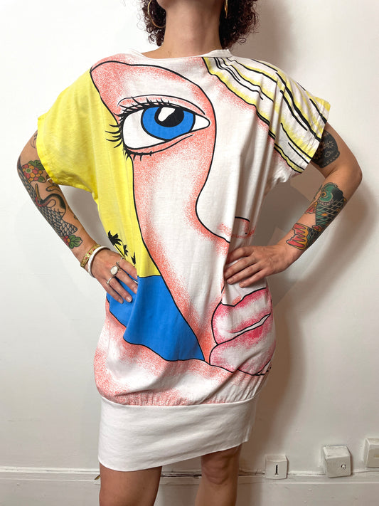 Robe tunique 80s