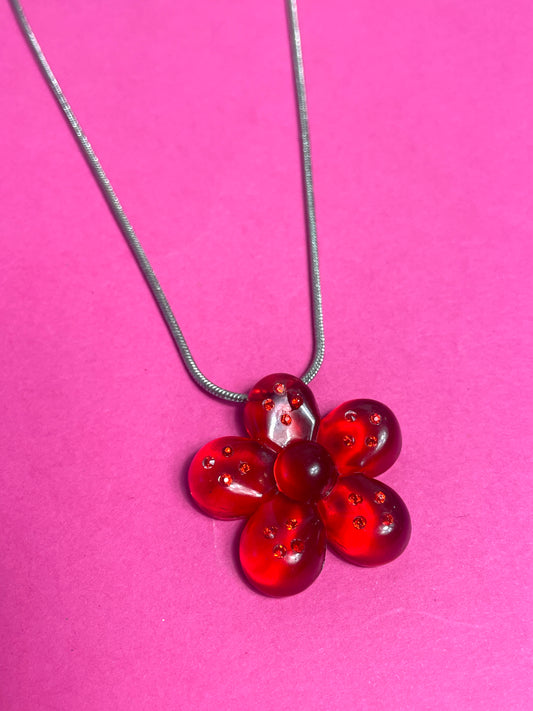 Collier fleur 90s