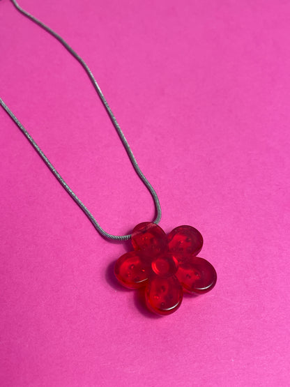 Collier fleur 90s