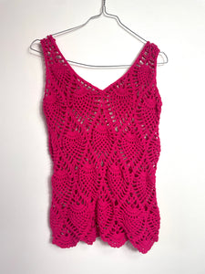 Top vintage en crochet