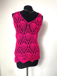 Top vintage en crochet