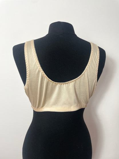 Brassière vintage beige