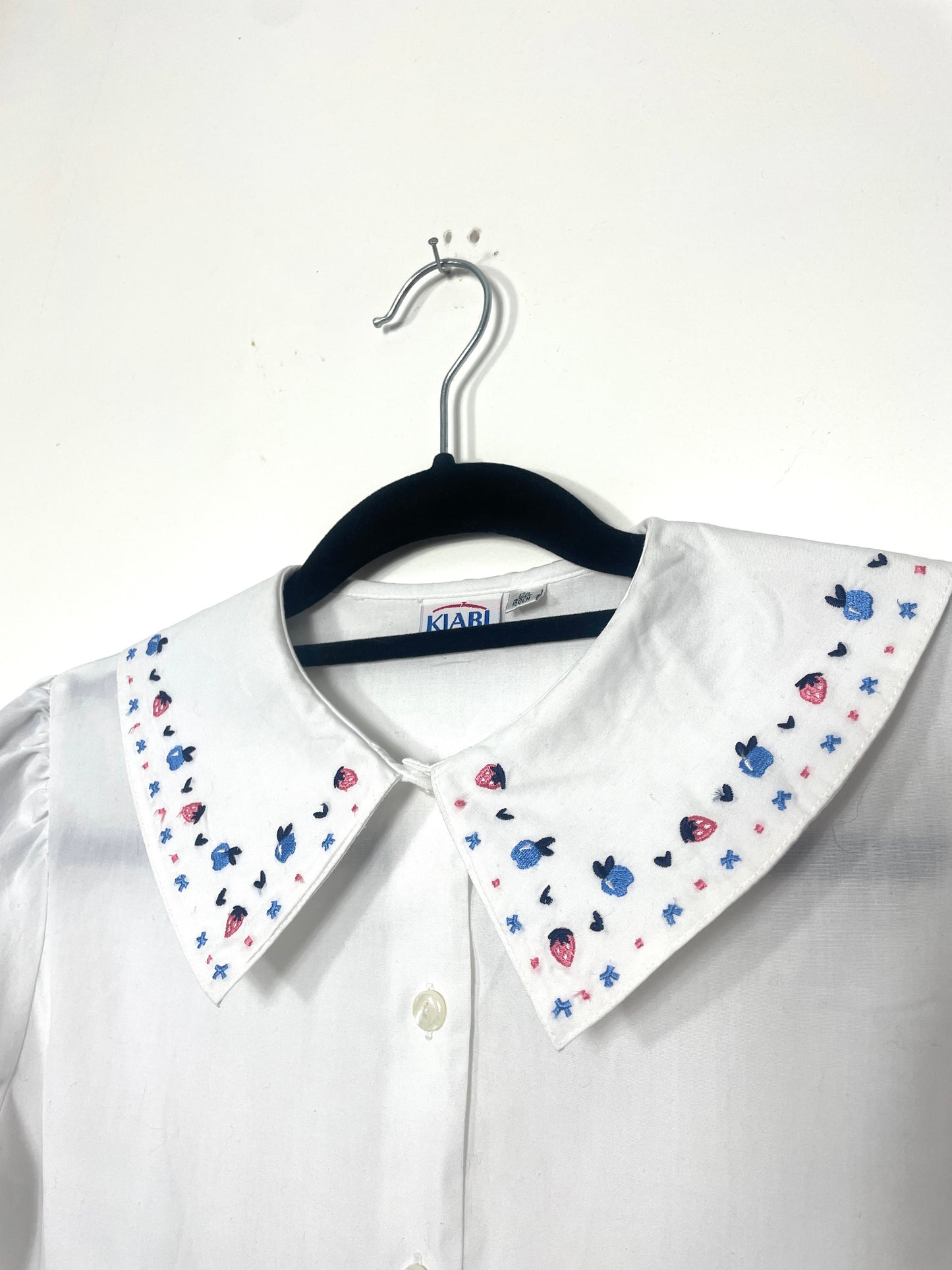 Blouse vintage brodée