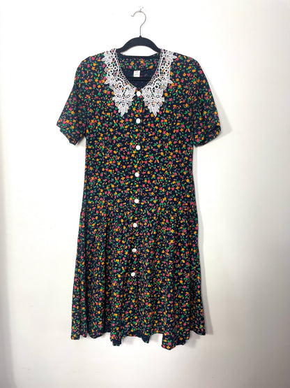 Robe 90s à fleurs