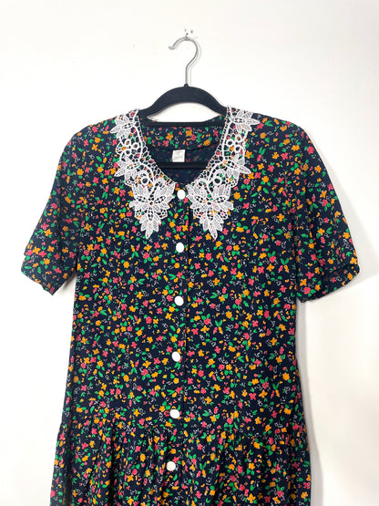Robe 90s à fleurs