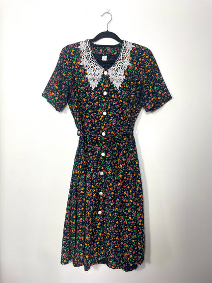 Robe 90s à fleurs