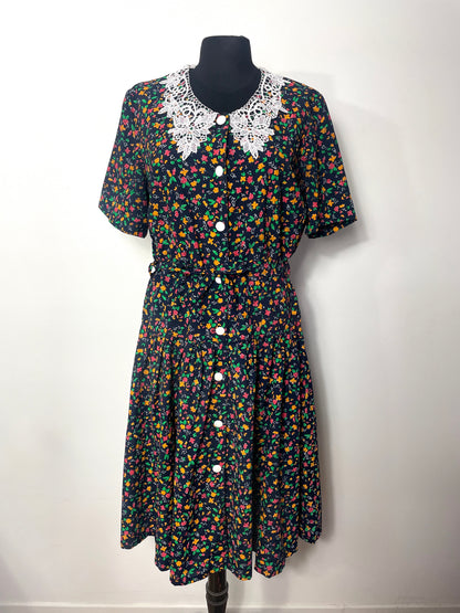 Robe 90s à fleurs