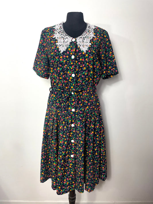 Robe 90s à fleurs