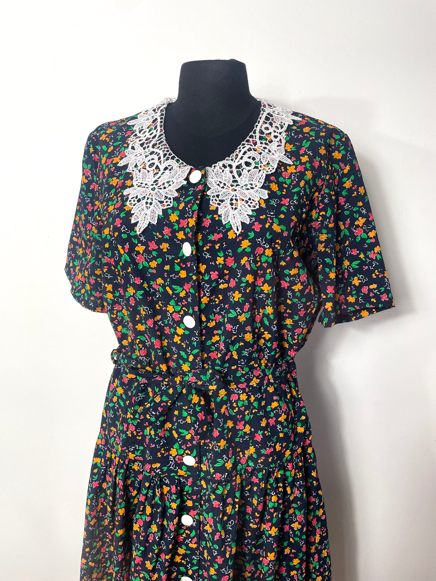 Robe 90s à fleurs